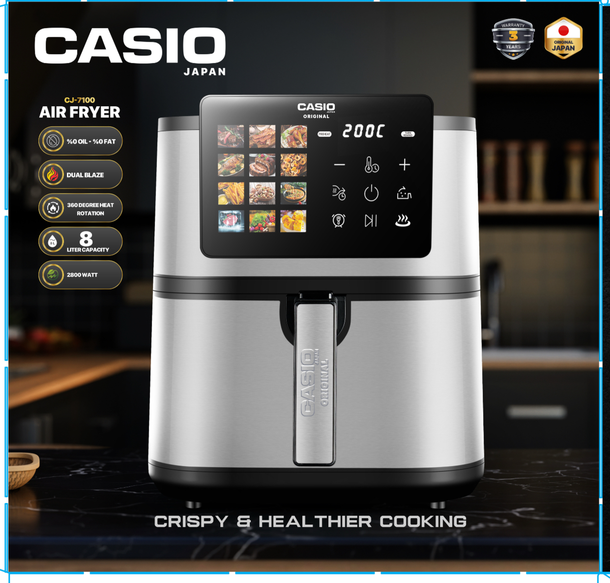 سرخ کن کاسیو ژاپن مدلCJ-7100